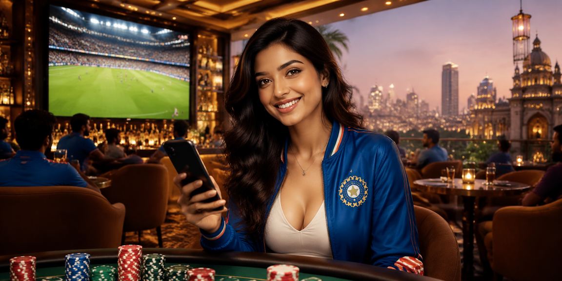 Indian cricket fan checking live cricket betting odds on mobile